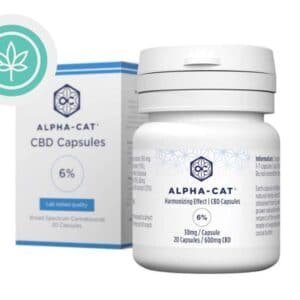 Capsules CBD (600mg) 30% Alpha-Cat