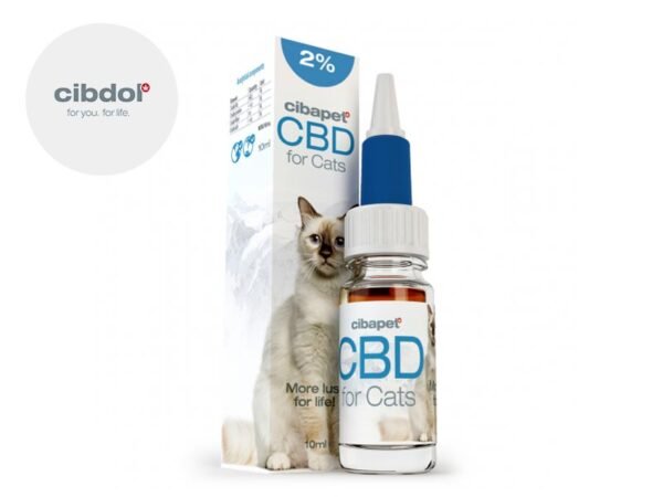 Huile de CBD 2% pour Chat - Cibdol