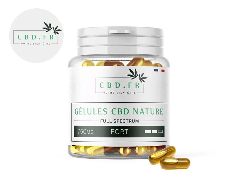 Gélules CBD (750mg) 25% CBDfr