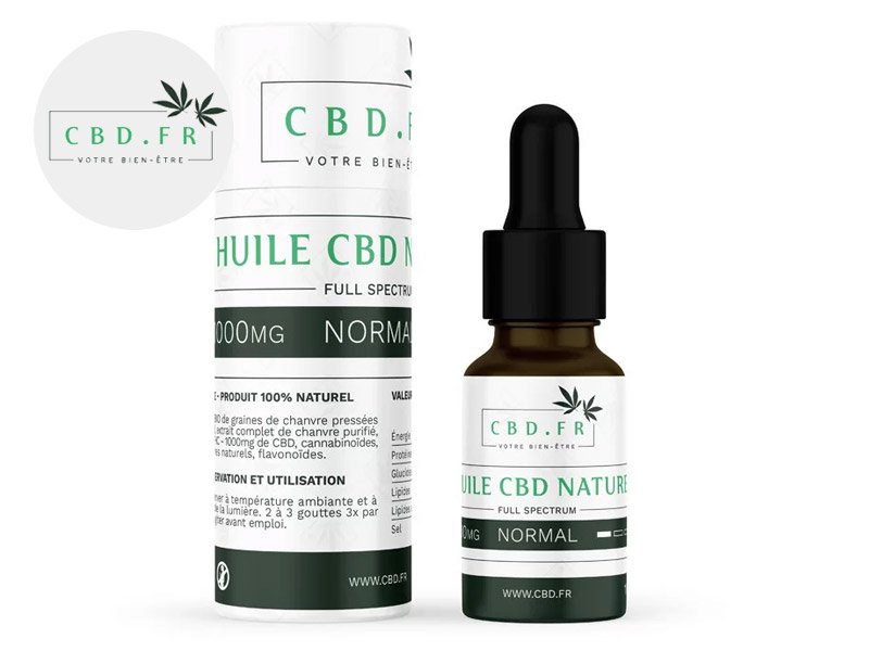 Huile CBD (10% Bio) CBDfr 10ml