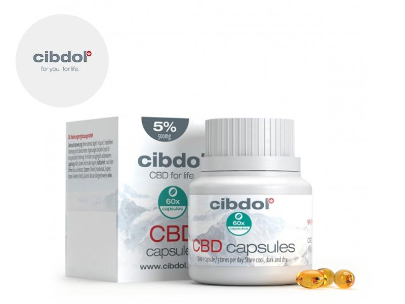 Gélules CBD (500mg) 8% Cibdol