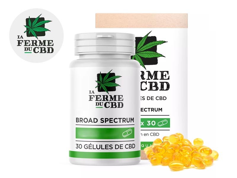 Capsules CBD (750mg) 25% La Ferme du CBD