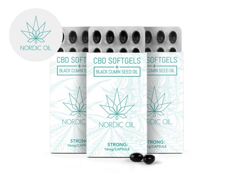 Capsules CBD (2880mg) 16% Nordic Oil